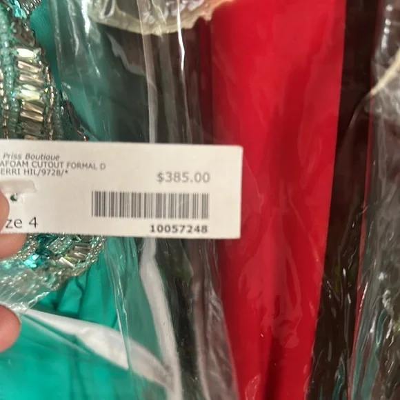 NWT Sherry hill size 4 formal gown - Picture 3 of 3